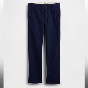Gap Boys Blue Khaki Uniform Pants Size 14 Slim